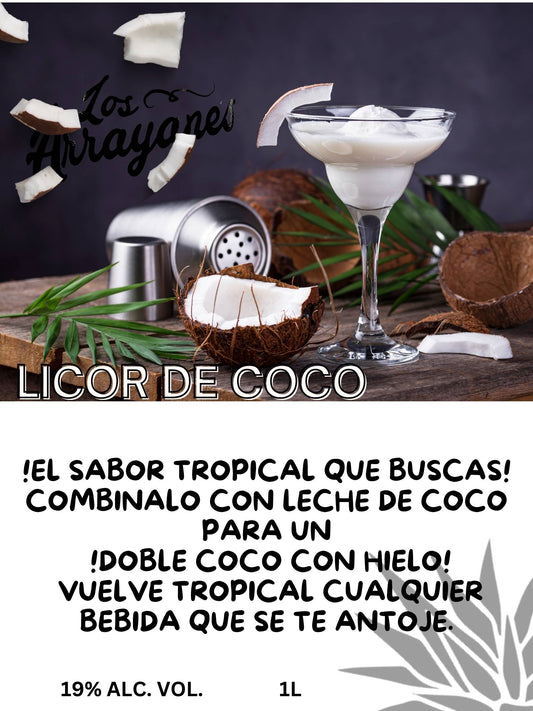 CAJA LICOR COCO “LOS ARRAYANES”